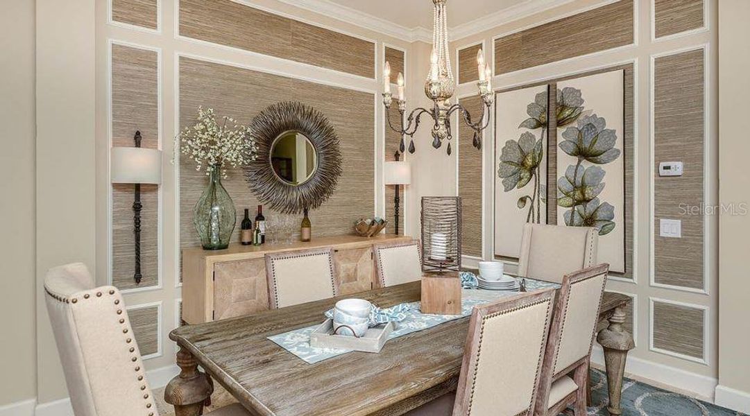 Furnished interior view inside a new home in Esplanade at Wiregrass Ranch, Wesley Chapel (Image 4).