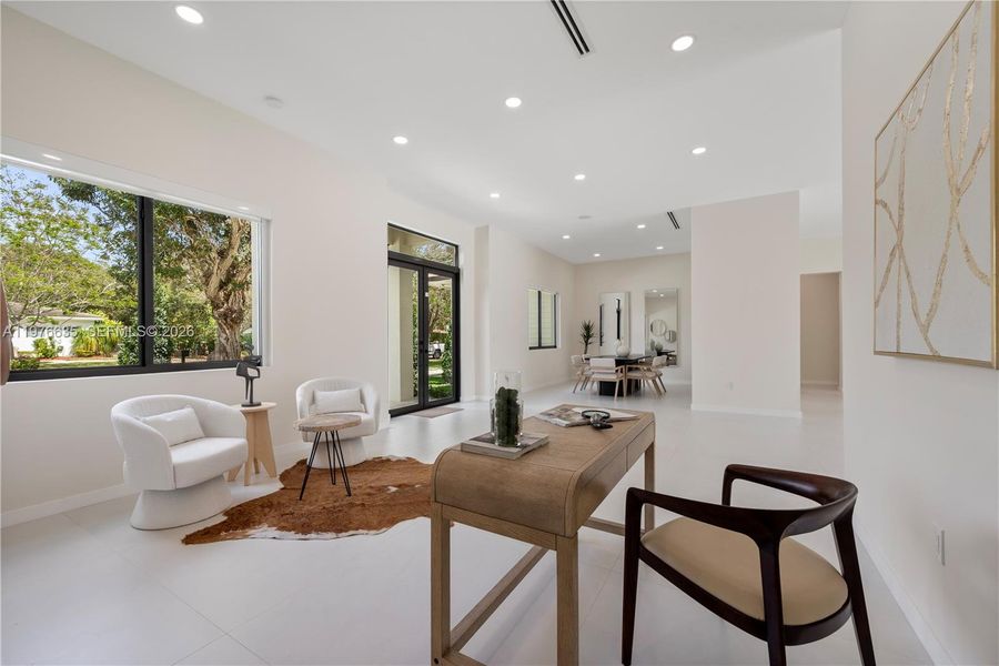 Furnished interior view inside a new home in , Miami (Image 8).