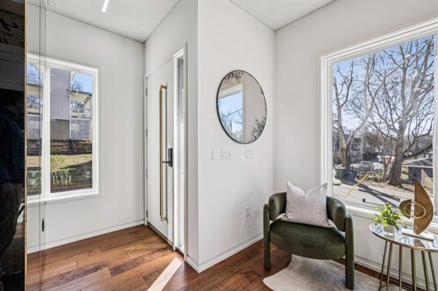 Furnished interior view inside a new home in , Atlanta (Image 14).