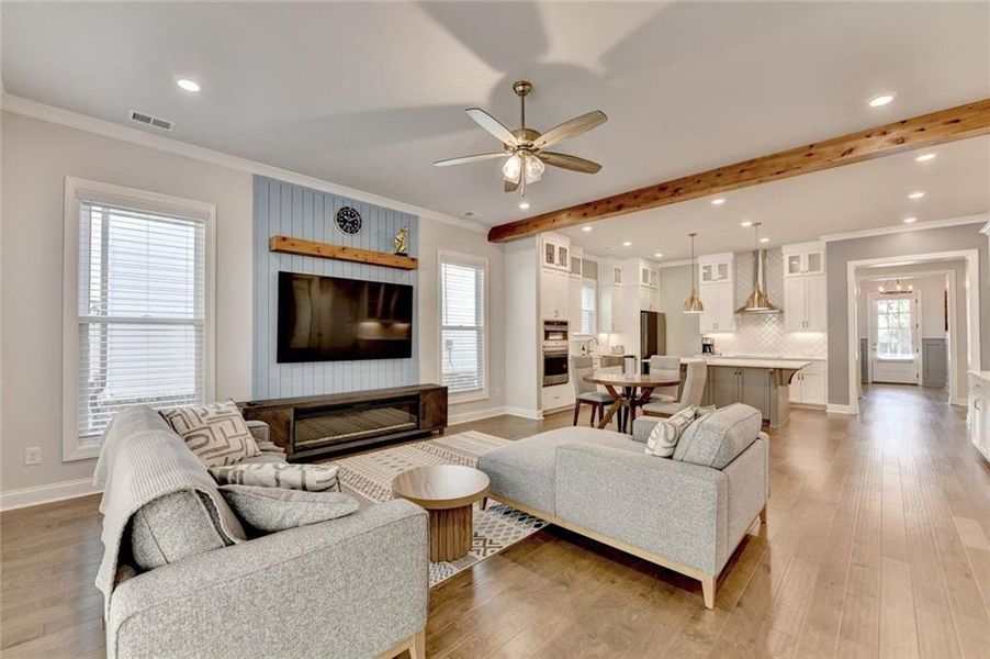 Furnished interior view inside a new home in , Duluth (Image 41).