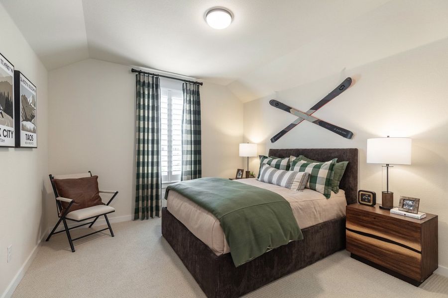 Representative Secondary Bedroom - some options shown