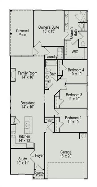 The Oakshire II Floor Plan