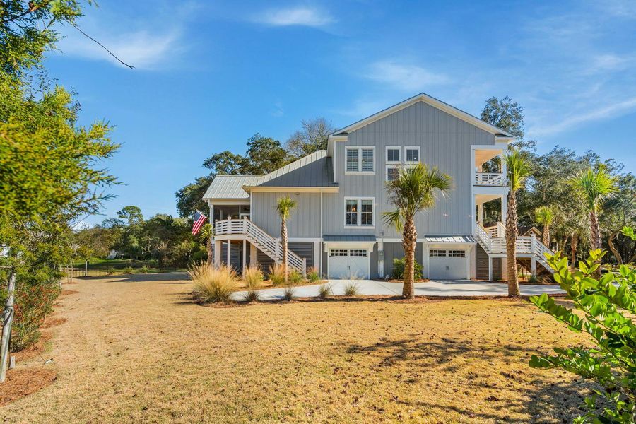 Front exterior of a new home in , Johns Island, SC, highlighting curb appeal (Image 25).