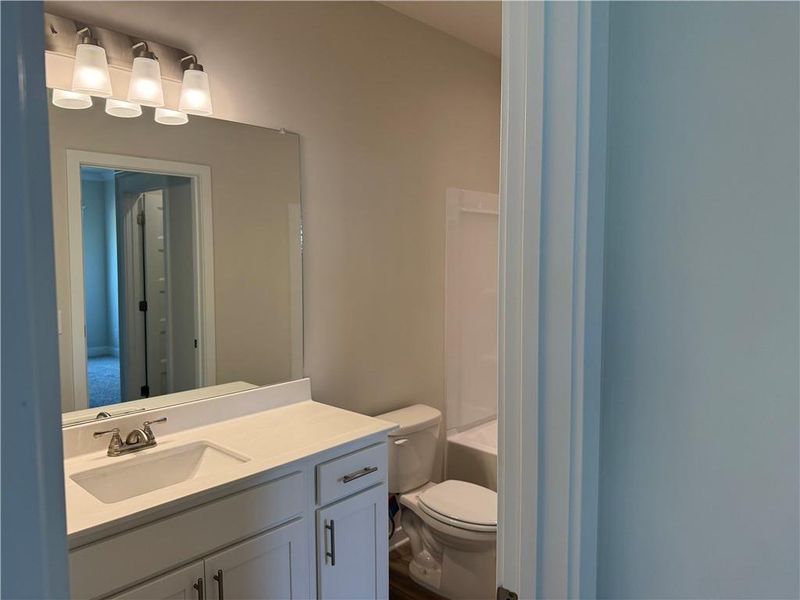 Furnished interior view inside a new home in Rosewood Lake Estates, Hoschton (Image 10).