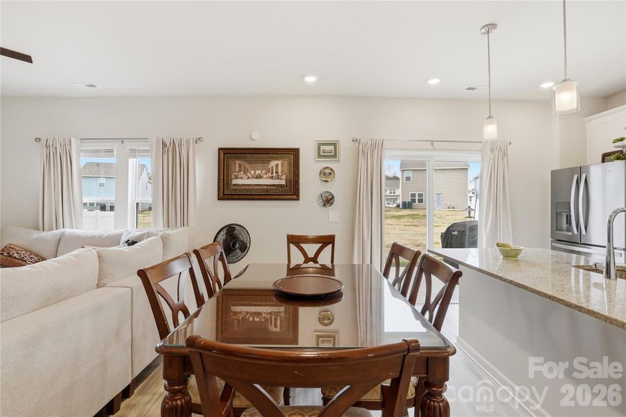 Furnished interior view inside a new home in Morgan Hills, Albemarle (Image 5).