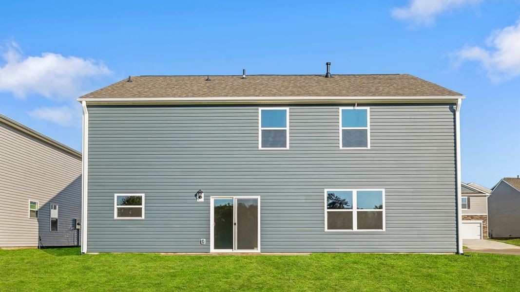 Front exterior of a new home in Hunters Ridge, Woodruff, SC, highlighting curb appeal (Image 2). Front exterior of a new home in Hunters Ridge, Woodruff, SC, highlighting curb appeal (Image 2).