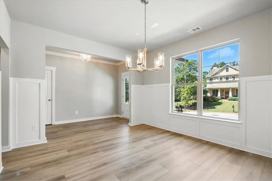 Spacious, unfurnished interior of a new home in Traditions of Braselton, Jefferson (Image 39).