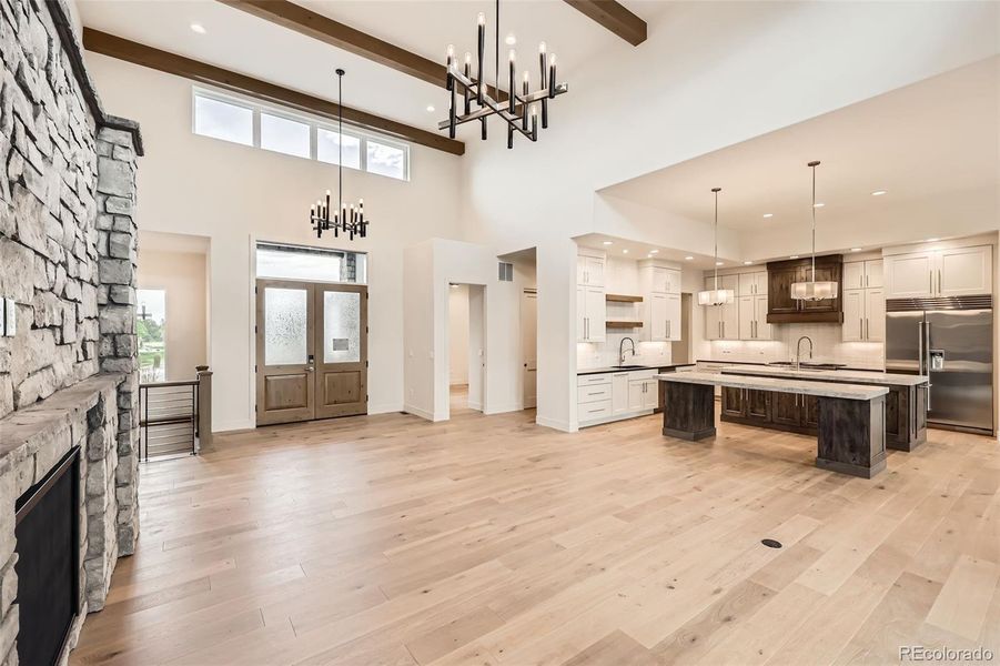 Furnished interior view inside a new home in , Parker (Image 33).