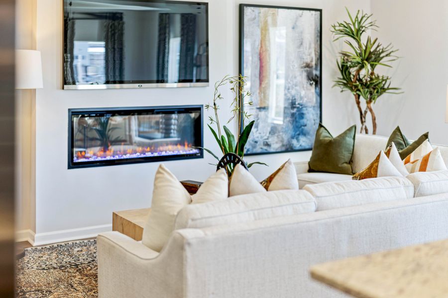 Furnished interior view inside a new home in Wilson Meadows, Clarksville (Image 25).