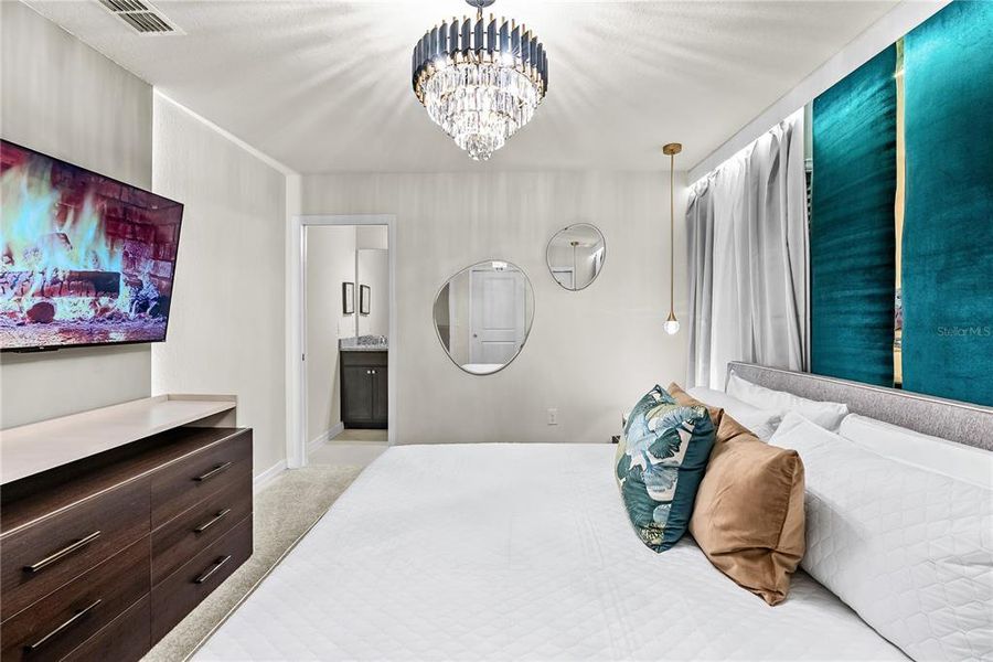 Furnished interior view inside a new home in , Clermont (Image 56). Furnished interior view inside a new home in , Clermont (Image 56).