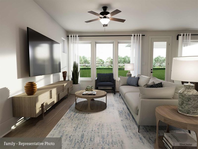 The Grady - Family Room The Grady - Family Room