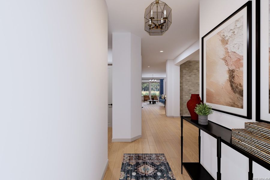 Furnished interior view inside a new home in Meyer Ranch – Select Reserve Series, New Braunfels (Image 6).