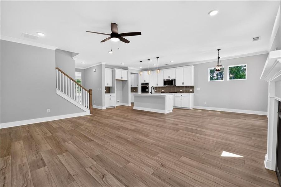 Spacious, unfurnished interior of a new home in , Loganville (Image 53). Spacious, unfurnished interior of a new home in , Loganville (Image 53).