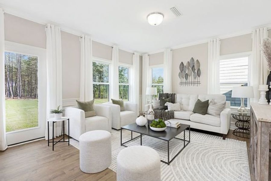 Representative furnished interior of a home built from the Broadway by True Homes in Wheatfield Estates, Statesville (Image 15).