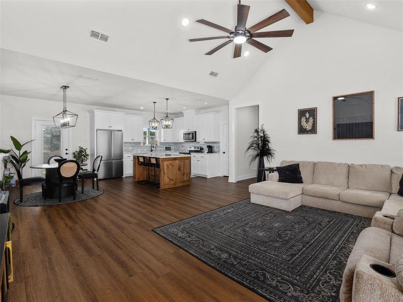 Furnished interior view inside a new home in , Kilgore (Image 8). Furnished interior view inside a new home in , Kilgore (Image 8).