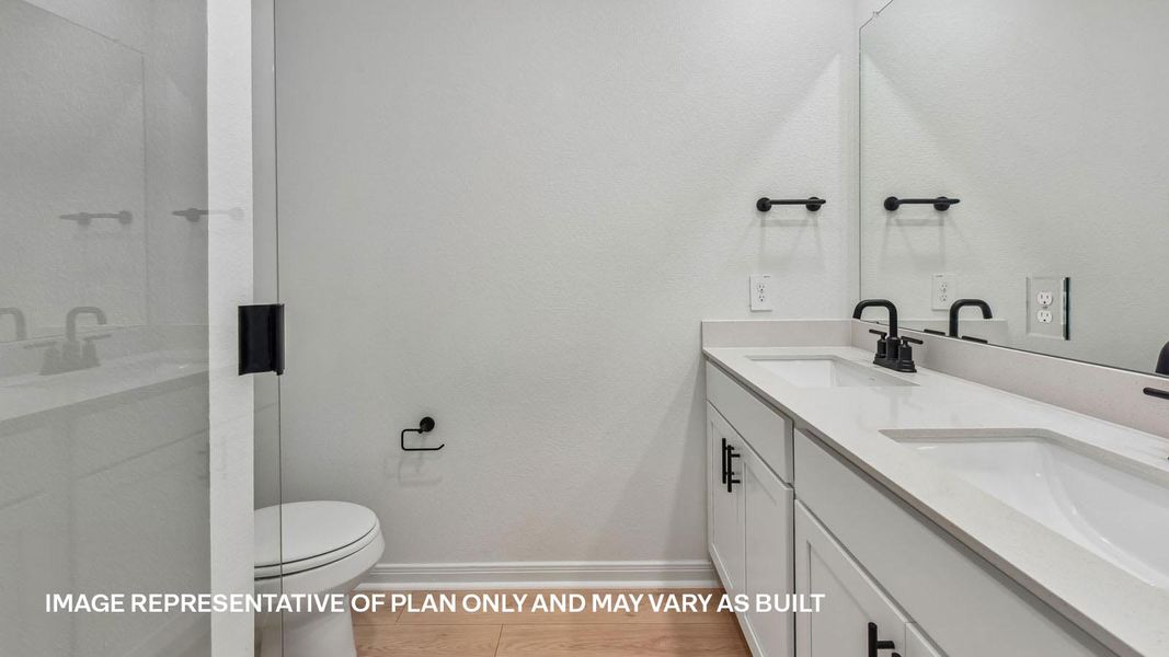 Furnished interior view inside a new home in Avery Centre, Round Rock (Image 12).