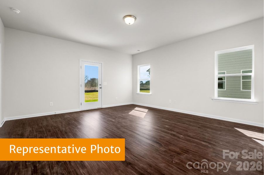 Spacious, unfurnished interior of a new home in Country Club Village, Salisbury (Image 3).