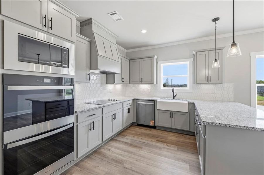 Furnished interior view inside a new home in , Monroe (Image 4).