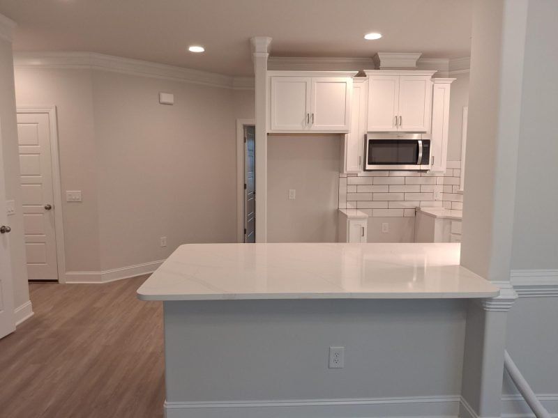 Furnished interior view inside a new home in Weybridge, Burlington (Image 10). Furnished interior view inside a new home in Weybridge, Burlington (Image 10).