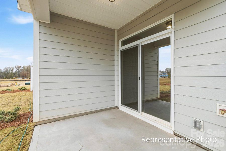 Exterior details and patio area of a home in , Waxhaw (Image 2). Exterior details and patio area of a home in , Waxhaw (Image 2).
