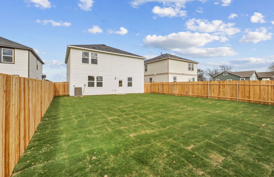 Exterior details and patio area of a home in Larson Crossing, Elgin (Image 4).