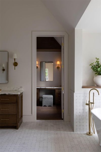 Furnished interior view inside a new home in , Houston (Image 6).