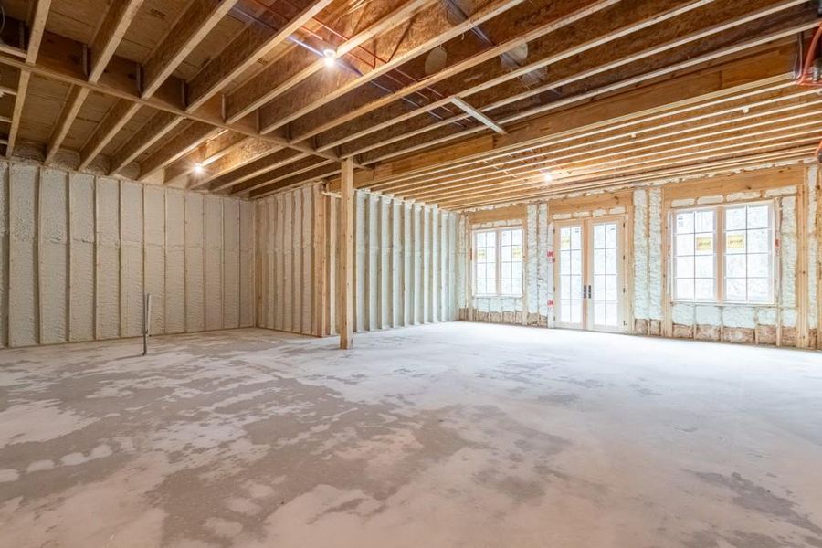 In-progress construction of a new home in , Milton, GA (Image 48).