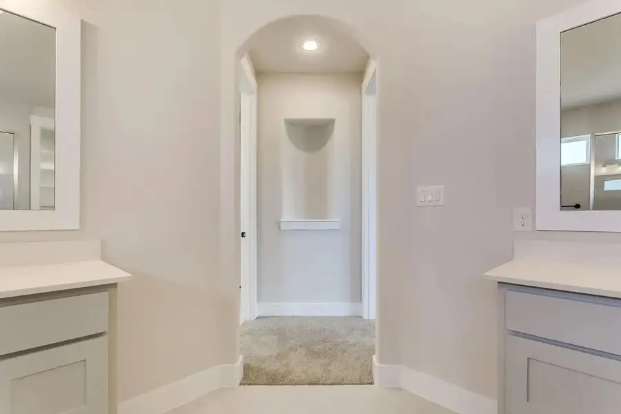 Representative furnished interior of a home built from the The Carter by Elmwood Custom Homes in Ranch at Stone Hill, Waxahachie (Image 6).
