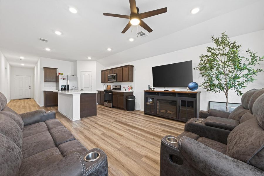 Furnished interior view inside a new home in Presswoods, Splendora (Image 11).