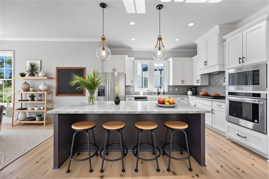 Furnished interior view inside a new home in , Dacula (Image 11).