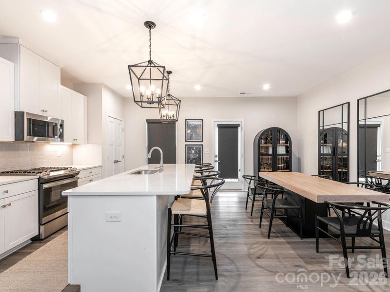 Furnished interior view inside a new home in , Charlotte (Image 13).
