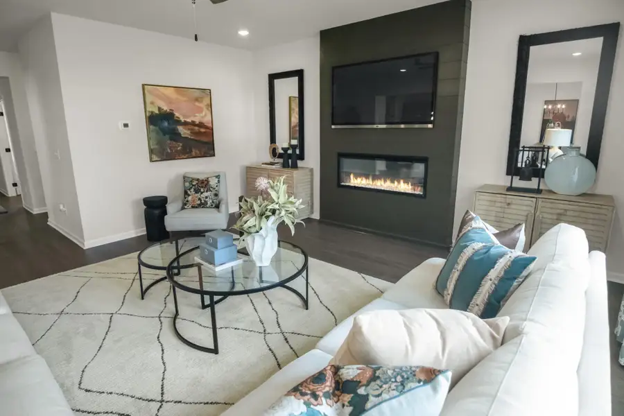 Furnished interior view inside a new home in The Oaks, Clarksville (Image 12).