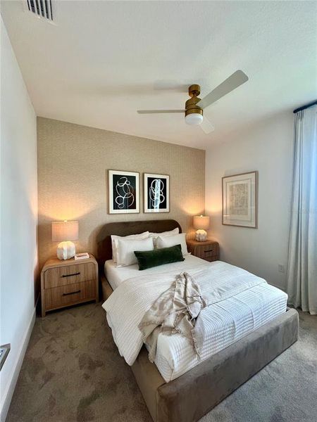 Furnished interior view inside a new home in Yucatan Gardens, Orlando (Image 10).