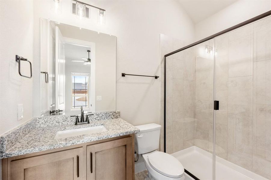 Furnished interior view inside a new home in Ridgepoint, Midlothian (Image 12).