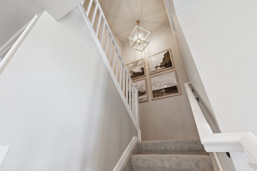 Representative furnished interior of a home built from the Silverton by Landsea Homes in Highlands Preserve, Mead (Image 49).