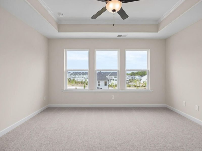 Spacious, unfurnished interior of a new home in Forestville Yard Townhomes, Knightdale (Image 18). Spacious, unfurnished interior of a new home in Forestville Yard Townhomes, Knightdale (Image 18).
