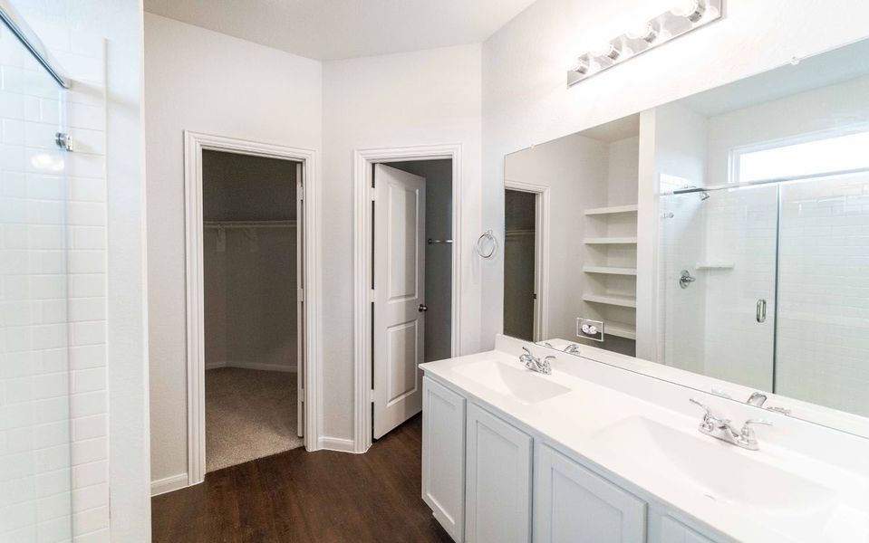 Furnished interior view inside a new home in Windrose Green, Angleton (Image 4).