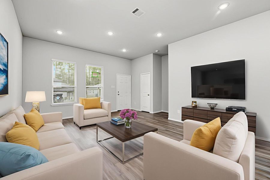Furnished interior view inside a new home in , Montgomery (Image 15).
