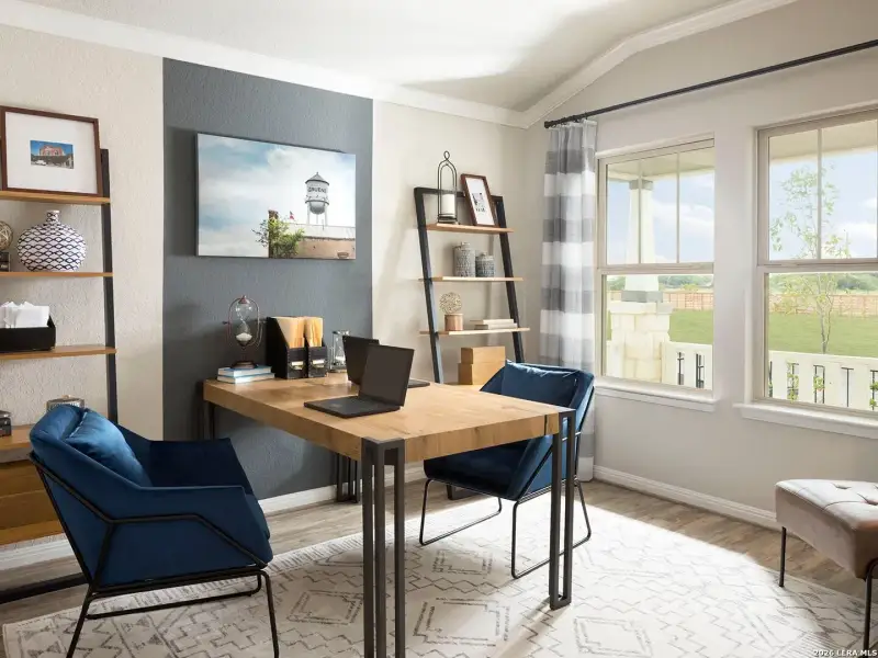 Furnished interior view inside a new home in Lark Canyon, New Braunfels (Image 3).