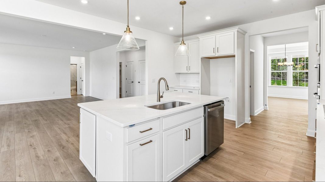The Stonehaven Plan by DRB Homes in Michaux Gardens- Kitchen