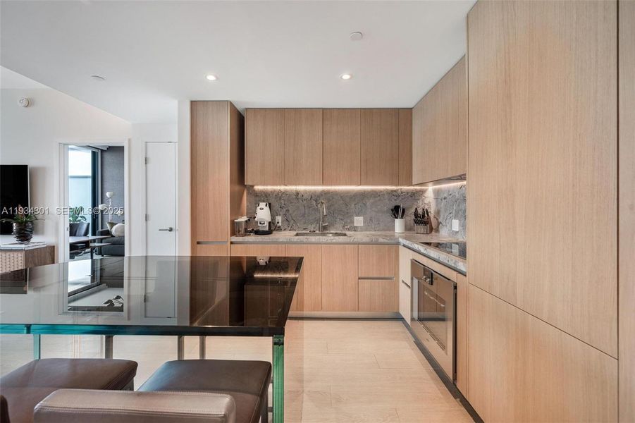 Furnished interior view inside a new home in , Miami Beach (Image 8).