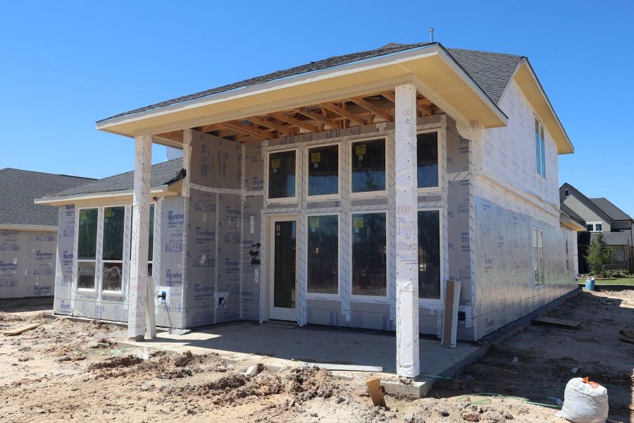 In-progress construction of a new home in Woodson’s Reserve, Spring, TX (Image 6). In-progress construction of a new home in Woodson’s Reserve, Spring, TX (Image 6).