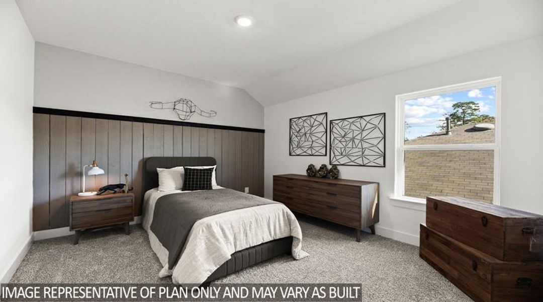 Furnished interior view inside a new home in Silverthorne, Conroe (Image 7).