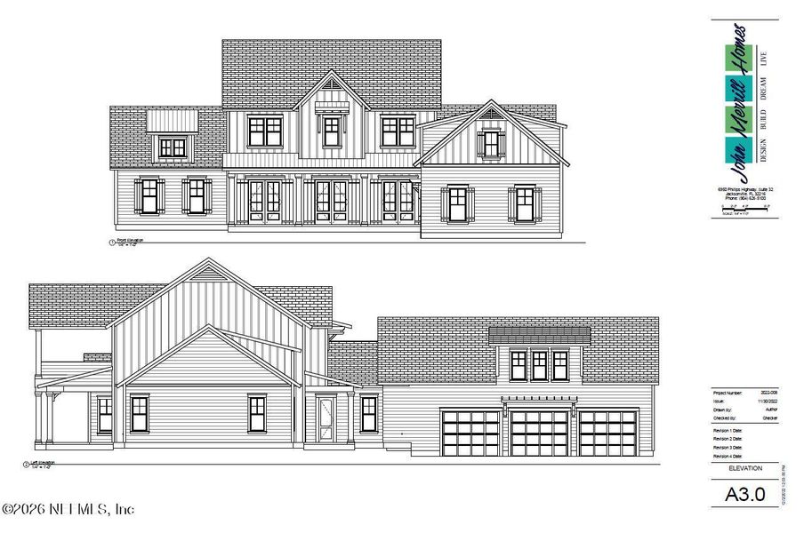 Exterior rendering of this home design in , Jacksonville, FL (Image 5).