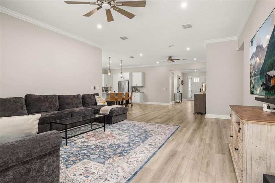 Furnished interior view inside a new home in , Celebration (Image 11).