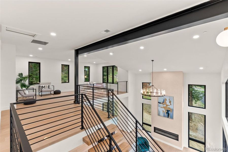 Furnished interior view inside a new home in , Evergreen (Image 29).