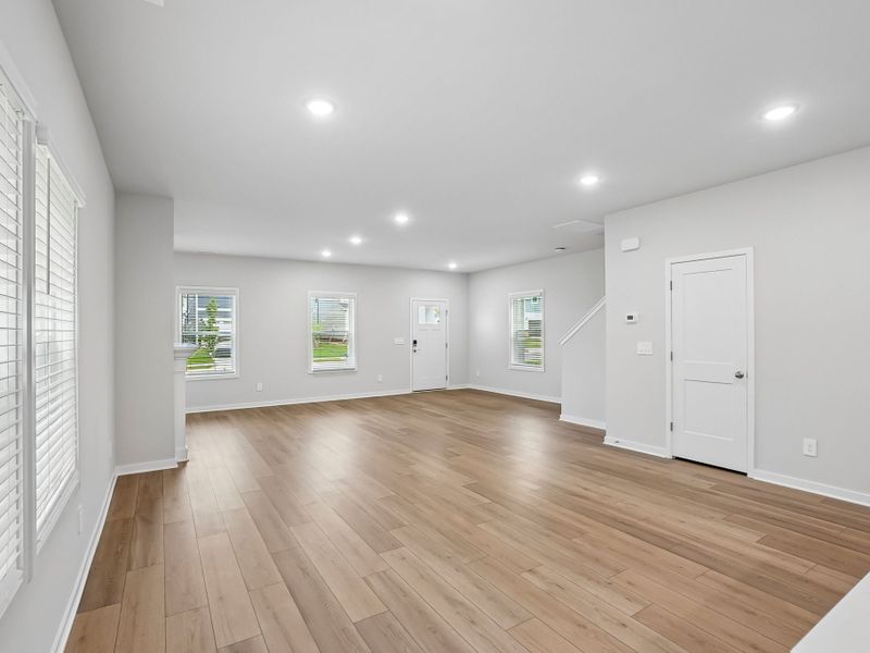 Spacious, unfurnished interior of a new home in Marshburn Landing - Bungalow Series, Wendell (Image 10).