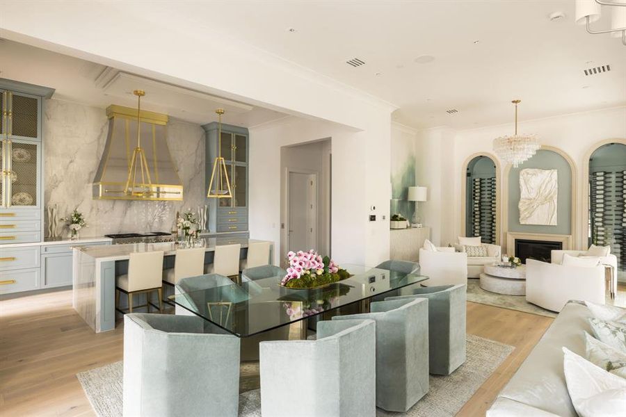 Furnished interior view inside a new home in , Southlake (Image 8).