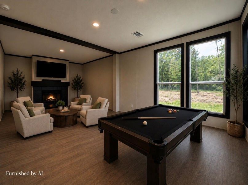 Furnished interior view inside a new home in , Kirbyville (Image 11). Furnished interior view inside a new home in , Kirbyville (Image 11).