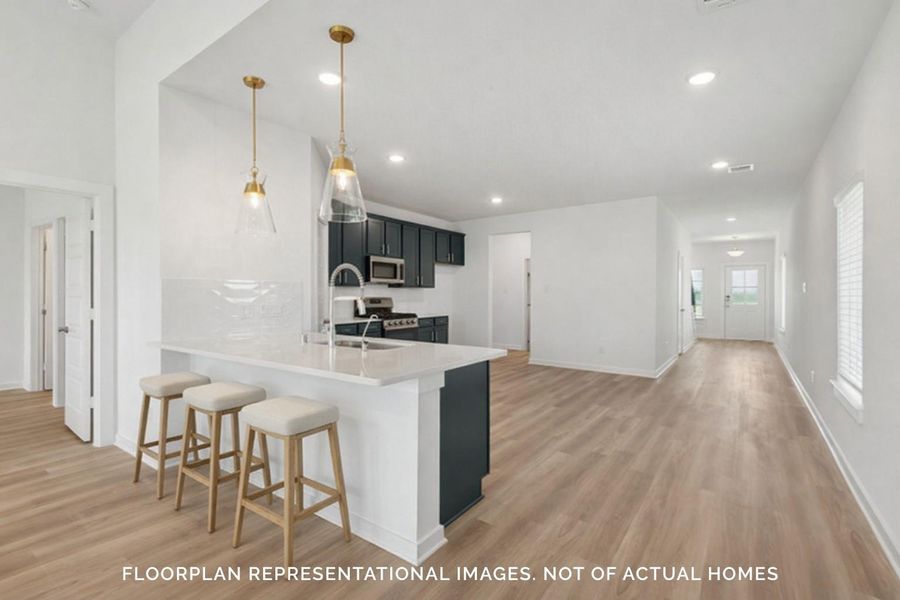 Furnished interior view inside a new home in Magnolia Ridge, Magnolia (Image 13). Furnished interior view inside a new home in Magnolia Ridge, Magnolia (Image 13).